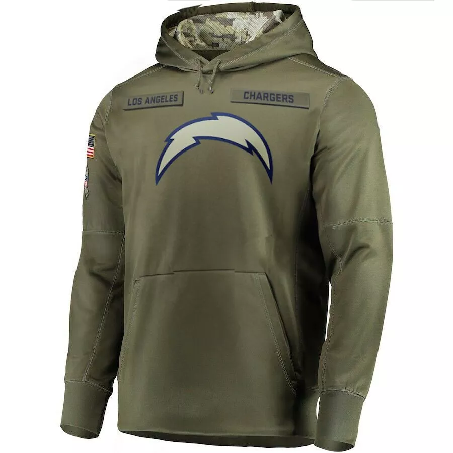 Men Los Angeles Chargers Green 2024 Nike NFL hoodie->cleveland browns->NFL Jersey